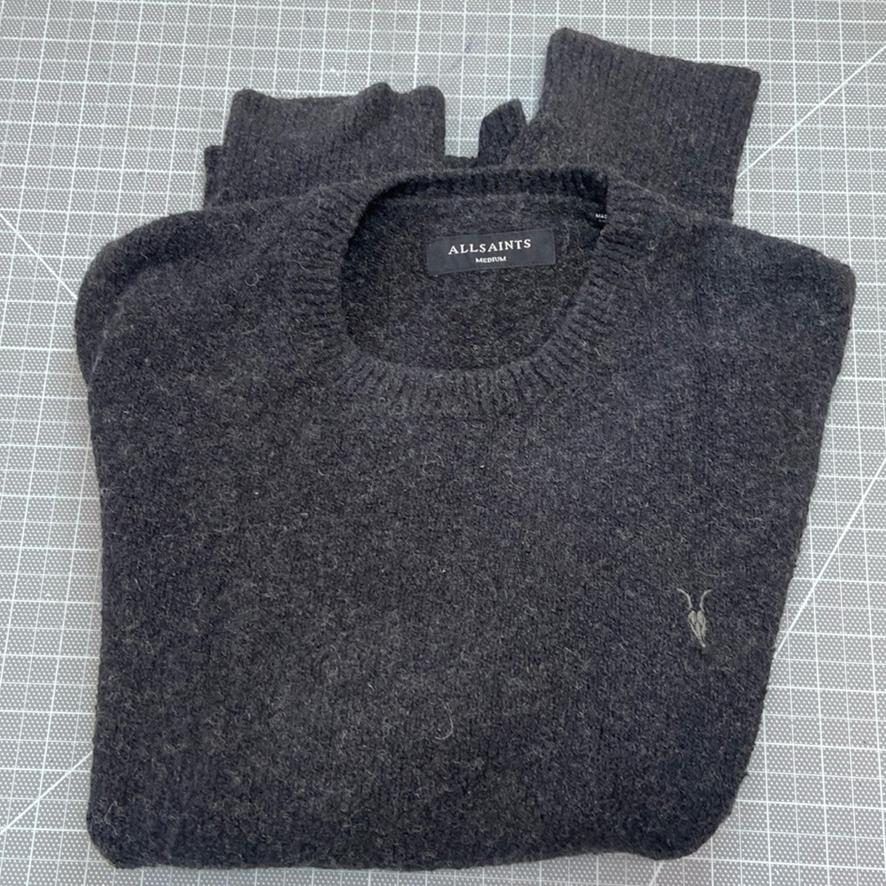 Allsaints sweater dark gray